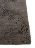 uvenuti grey and black wool and bamboo silk hand knotted Rug - Corner uvenuti grey and black wool and bamboo silk hand knotted Rug - Corner