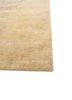 entropy gold wool and bamboo silk hand knotted Rug - Corner