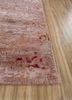 uvenuti pink and purple wool and bamboo silk hand knotted Rug - Corner uvenuti pink and purple wool and bamboo silk hand knotted Rug - Corner