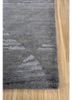 clan grey and black wool and bamboo silk hand knotted Rug - Corner clan grey and black wool and bamboo silk hand knotted Rug - Corner