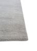 sthir grey and black wool and bamboo silk hand knotted Rug - Corner sthir grey and black wool and bamboo silk hand knotted Rug - Corner