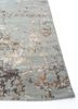 tattvam grey and black wool and bamboo silk hand knotted Rug - Corner tattvam grey and black wool and bamboo silk hand knotted Rug - Corner