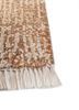 entropy red and orange wool and silk hand knotted Rug - Corner entropy red and orange wool and silk hand knotted Rug - Corner