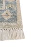 thyme blue afghan wool hand knotted Rug - Corner thyme blue afghan wool hand knotted Rug - Corner
