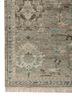 savana green wool hand knotted Rug - Corner savana green wool hand knotted Rug - Corner