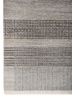 blythe grey and black afghan wool hand knotted Rug - Corner