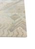 manchaha blue wool and silk hand knotted Rug - Corner