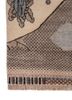 manchaha red and orange wool and silk hand knotted Rug - Corner