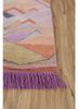 manchaha red and orange wool and silk hand knotted Rug - Corner manchaha red and orange wool and silk hand knotted Rug - Corner