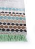 manchaha ivory wool and silk hand knotted Rug - Corner