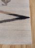 freedom manchaha ivory wool and silk hand knotted Rug - Corner