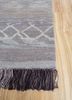 manchaha blue wool and silk hand knotted Rug - Corner manchaha blue wool and silk hand knotted Rug - Corner