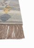 manchaha blue wool and silk hand knotted Rug - Corner manchaha blue wool and silk hand knotted Rug - Corner