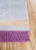 manchaha blue wool and silk hand knotted Rug - Corner manchaha blue wool and silk hand knotted Rug - Corner