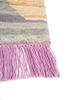 freedom manchaha blue wool and silk hand knotted Rug - Corner