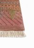freedom manchaha red and orange wool and bamboo silk hand knotted Rug - Corner freedom manchaha red and orange wool and bamboo silk hand knotted Rug - Corner