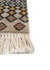 manchaha ivory silk hand knotted Rug - Corner