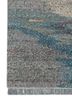 kavi x manchaha blue wool hand knotted Rug - Corner kavi x manchaha blue wool hand knotted Rug - Corner