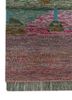 kavi x manchaha pink and purple wool hand knotted Rug - Corner kavi x manchaha pink and purple wool hand knotted Rug - Corner