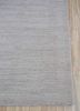 zuri ivory wool hand knotted Rug - Corner