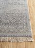 far east blue wool hand knotted Rug - Corner far east blue wool hand knotted Rug - Corner