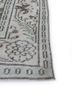 vintage grey and black wool hand knotted Rug - Corner vintage grey and black wool hand knotted Rug - Corner