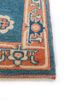 nuray blue wool hand knotted Rug - Corner nuray blue wool hand knotted Rug - Corner