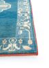 nuray blue wool hand knotted Rug - Corner nuray blue wool hand knotted Rug - Corner