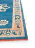 nuray blue wool hand knotted Rug - Corner nuray blue wool hand knotted Rug - Corner