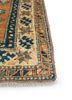 nuray red and orange wool hand knotted Rug - Corner