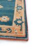 nuray blue wool hand knotted Rug - Corner nuray blue wool hand knotted Rug - Corner