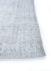 vintage ivory wool hand knotted Rug - Corner vintage ivory wool hand knotted Rug - Corner