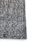 lacuna grey and black wool hand knotted Rug - Corner