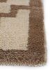 zuri beige and brown wool hand knotted Rug - Corner zuri beige and brown wool hand knotted Rug - Corner