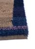 zuri beige and brown wool hand knotted Rug - Corner