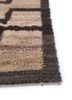 nuray beige and brown wool hand knotted Rug - Corner nuray beige and brown wool hand knotted Rug - Corner