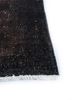 lacuna grey and black wool hand knotted Rug - Corner