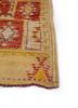 nuray red and orange wool hand knotted Rug - Corner
