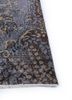lacuna grey and black wool hand knotted Rug - Corner