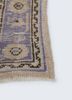 vintage beige and brown wool hand knotted Rug - Corner vintage beige and brown wool hand knotted Rug - Corner