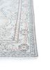 vintage ivory wool hand knotted Rug - Corner vintage ivory wool hand knotted Rug - Corner