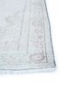 vintage ivory wool hand knotted Rug - Corner vintage ivory wool hand knotted Rug - Corner