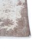 vintage beige and brown wool hand knotted Rug - Corner vintage beige and brown wool hand knotted Rug - Corner