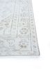 vintage ivory wool hand knotted Rug - Corner vintage ivory wool hand knotted Rug - Corner