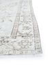 vintage ivory wool hand knotted Rug - Corner vintage ivory wool hand knotted Rug - Corner