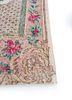 vintage beige and brown wool hand knotted Rug - Corner vintage beige and brown wool hand knotted Rug - Corner