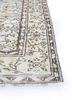 vintage beige and brown wool hand knotted Rug - Corner vintage beige and brown wool hand knotted Rug - Corner