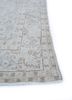 vintage grey and black wool hand knotted Rug - Corner vintage grey and black wool hand knotted Rug - Corner