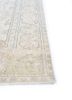 vintage beige and brown wool hand knotted Rug - Corner vintage beige and brown wool hand knotted Rug - Corner
