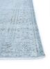 lacuna blue wool hand knotted Rug - Corner